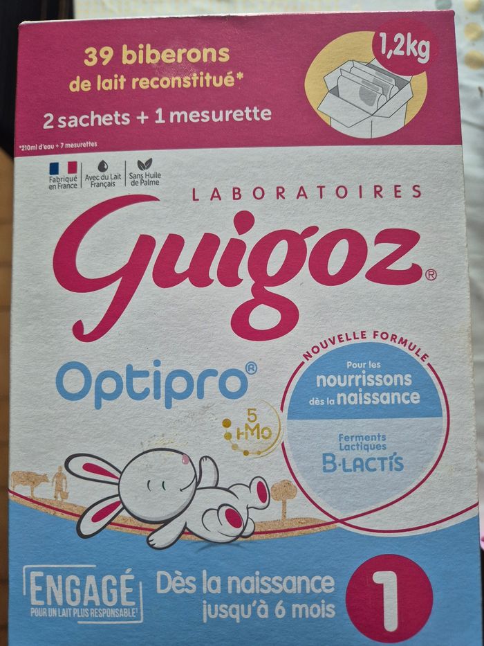 Boîte de lait Guigoz