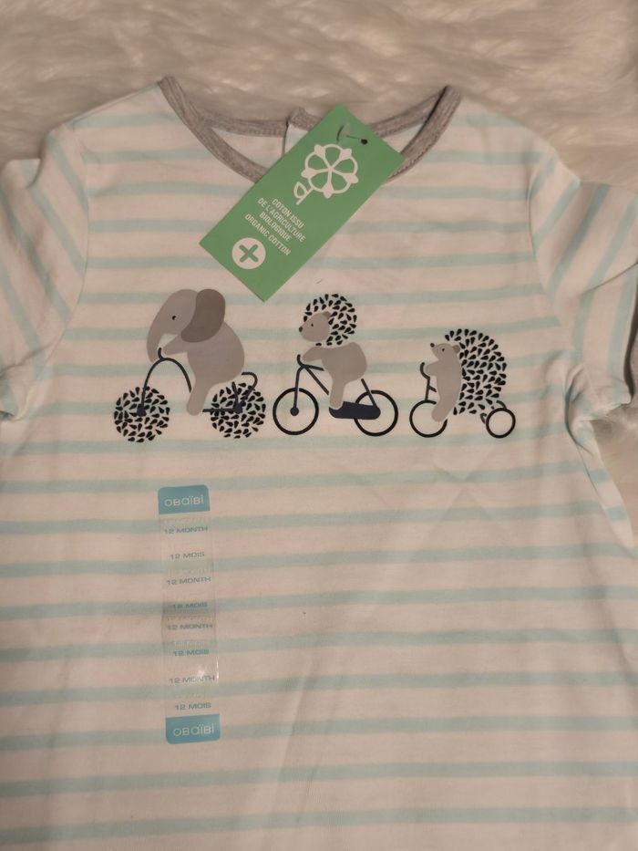 NEUF (non porté) 💙😍🤩👌pyjama/barboteuse 12 mois garçon 💙💙💙 - photo numéro 2