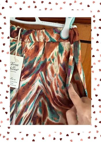 Pantalon fluide Terra di Siena petit taille unique