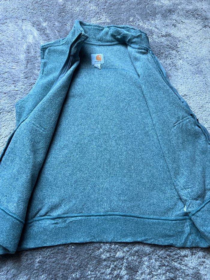 Gilet veste Polaire Sans Manches Carhartt Gris – Taille S - photo numéro 11
