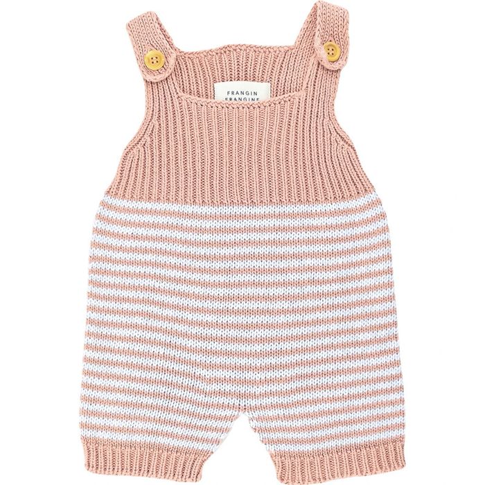 Salopette-short 6-9 mois en coton Frangin Frangine