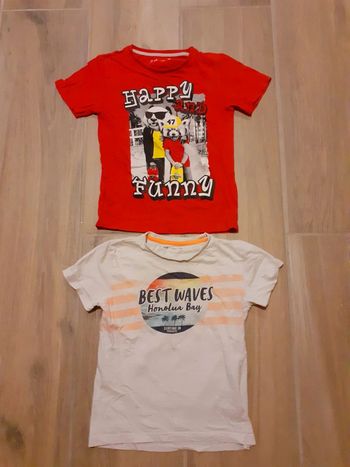 2 T-shirt - Kids by Gemo - 8 ans