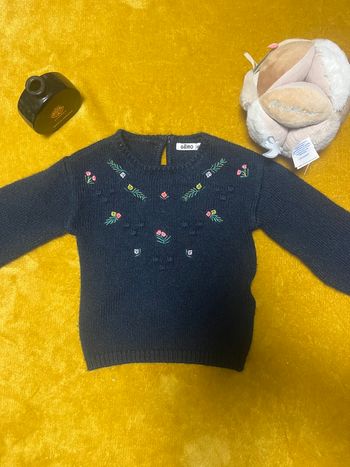 Pull laine fille 24 mois