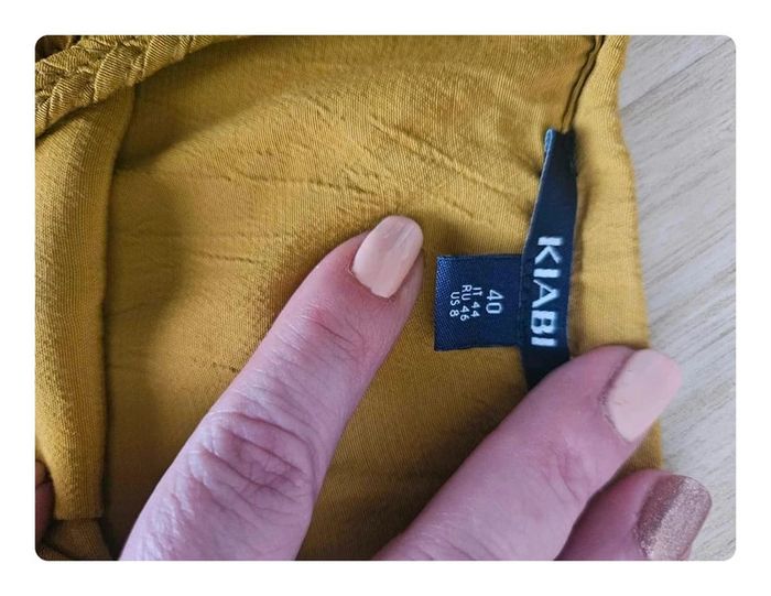robe d'ete Kiabi moutarde taille L - photo numéro 2