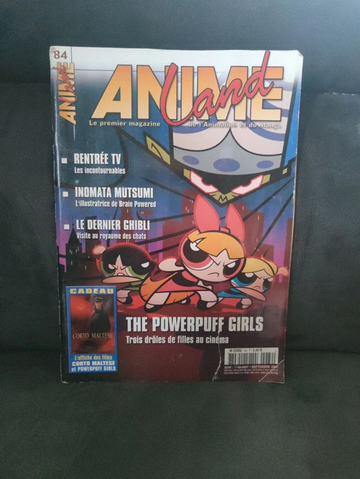 Magazine anime land manga numéro 84 septembre 2002