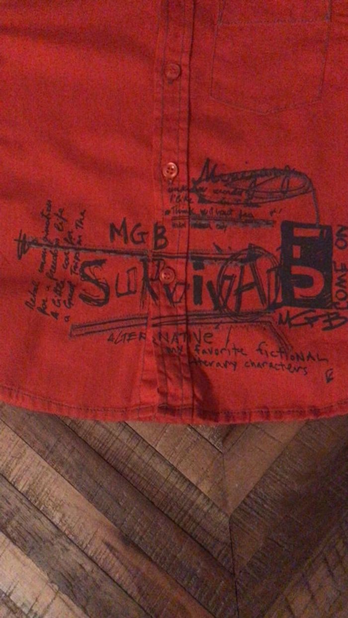 Chemise orange minigang - photo numéro 3