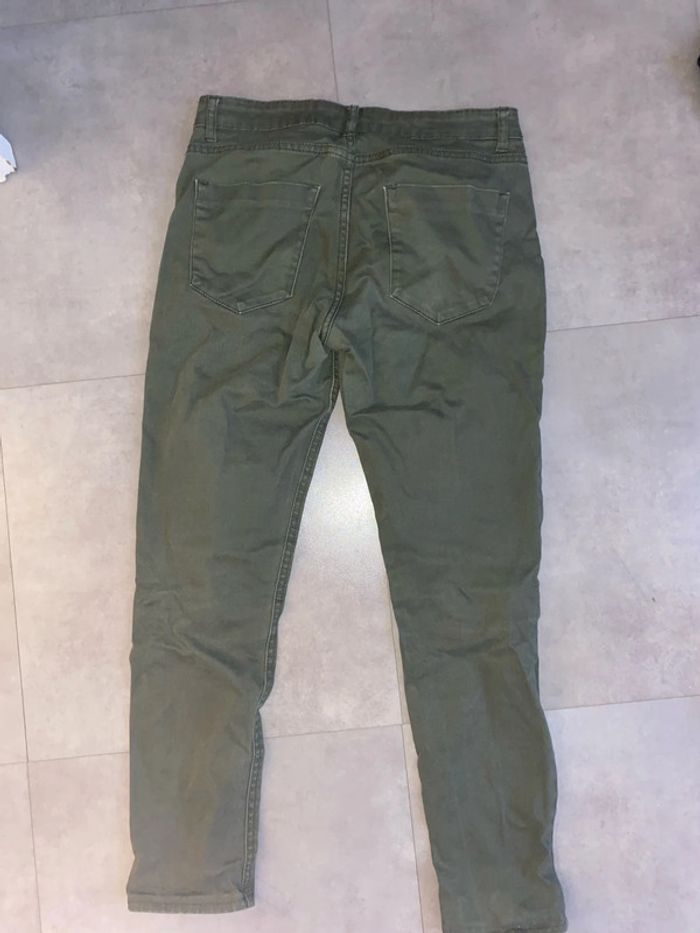 Jean slim kaki - photo numéro 3
