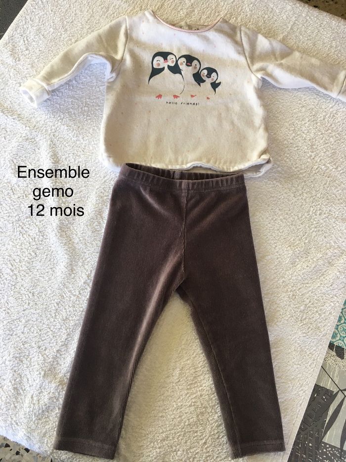 Ensemble gemo 12 mois