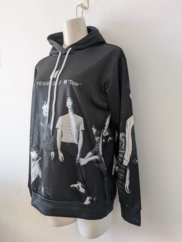Sweat hoodie BTS Kpop - taille M - love yourself tear' - photo numéro 3