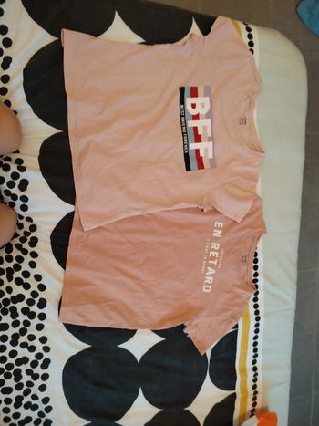 Tee-shirts rose