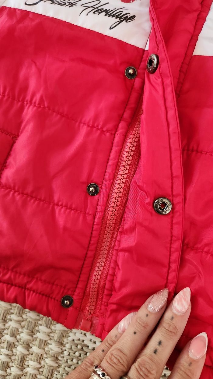 Manteau garçon 12mois Lee Cooper Rouge Blanc - photo numéro 8