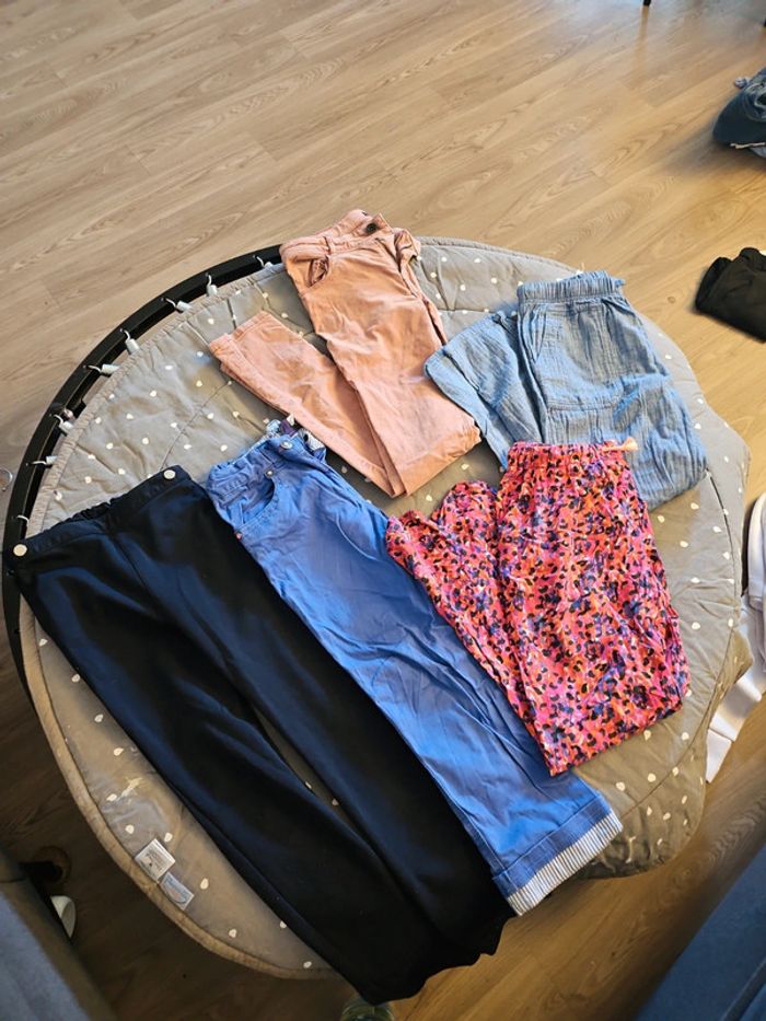 Lot pantalons fille