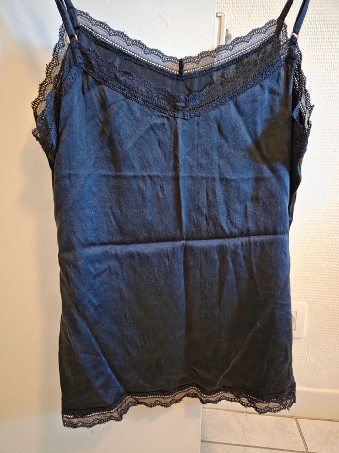 Haut pyjama noir