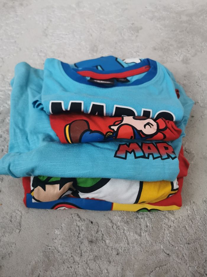 Lot de 5 tee-shirt Mario bon état