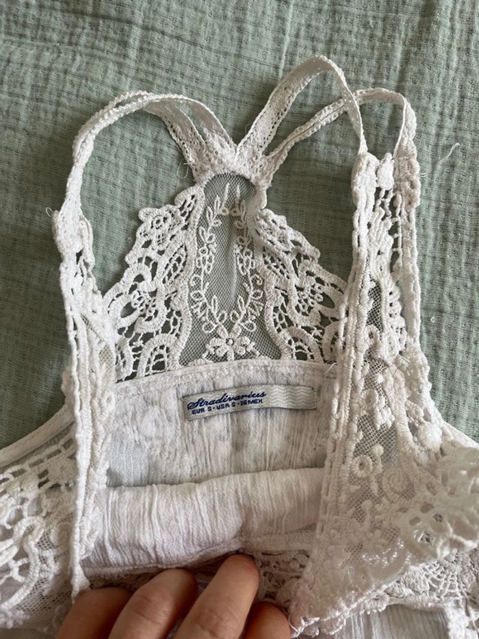 Débardeur broderie en dentelle - photo numéro 3