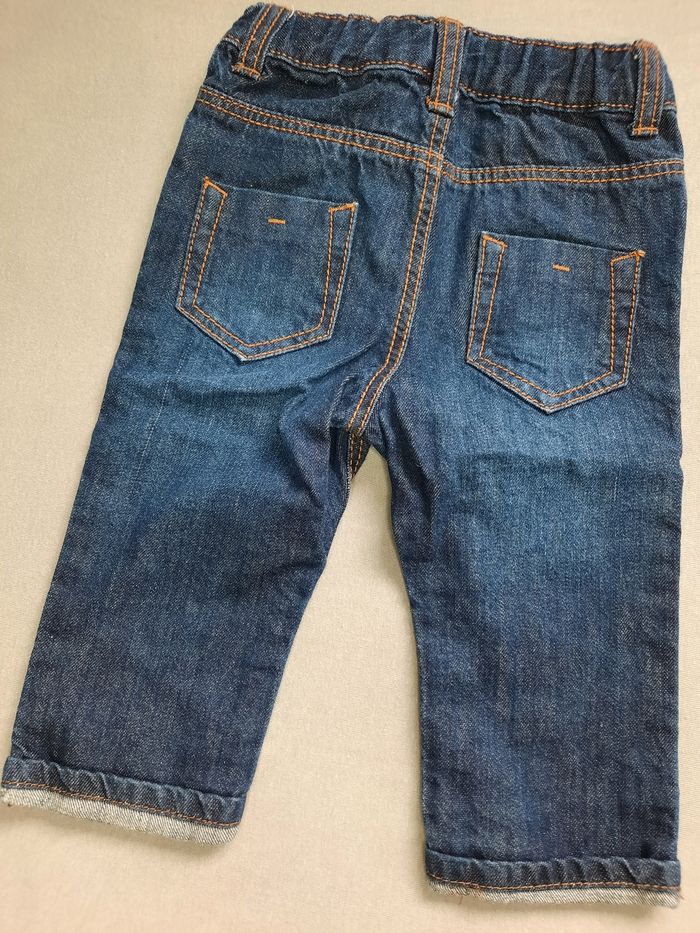 Lot 2 pantalons bébé 12 mois - photo numéro 2