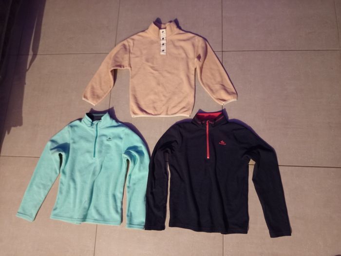 Lot de 3 polaires 10-11 ans en parfait état