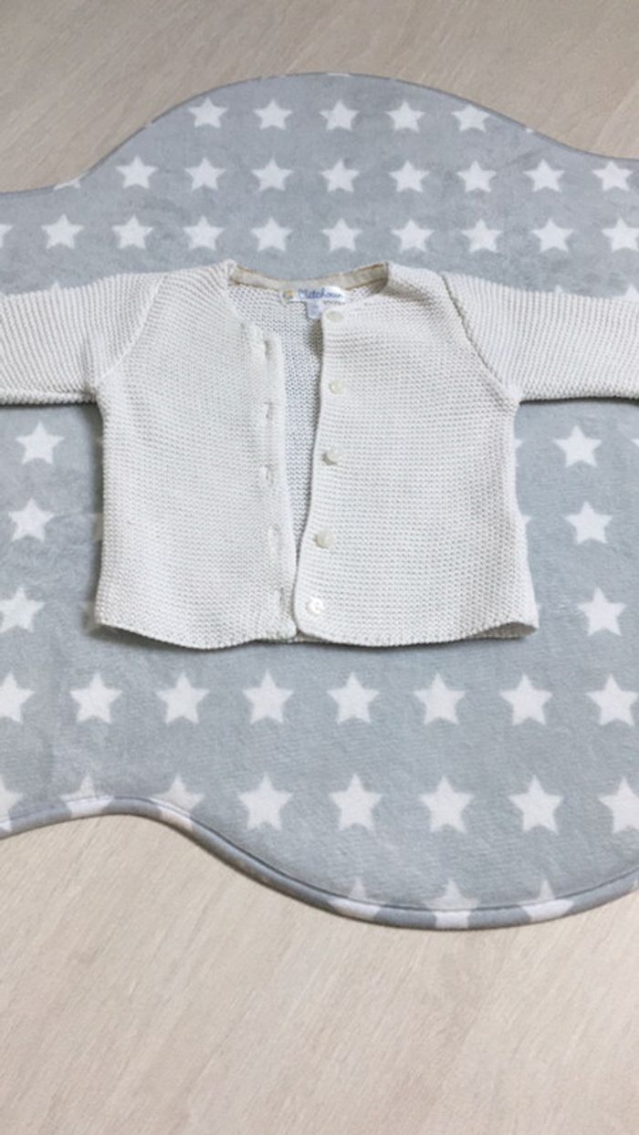 Gilet petite fille 1 mois