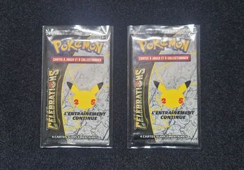 2 Boosters Célébrations 25 ans Pokémon scellés  🇫🇷