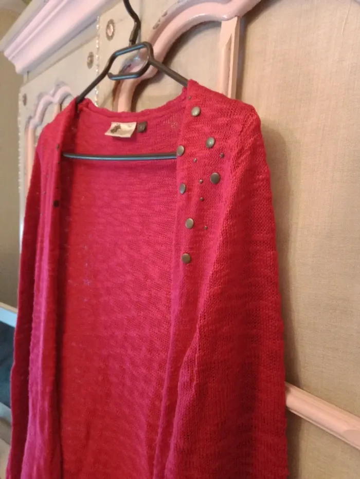 Gilet manches longues femme, taille S - photo numéro 6