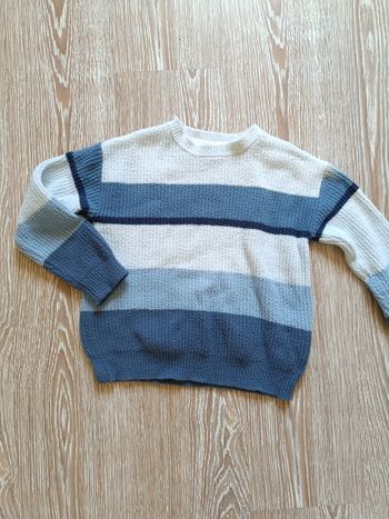 Pull laine rayé 8 ans okaidi