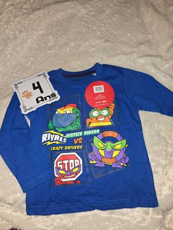 T-shirt superthings 4ans