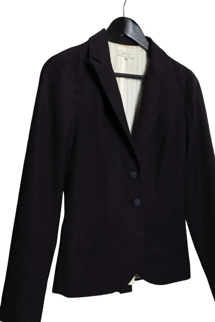 Veste blazer noire Vintage Armand Ventilo – Taille S - photo numéro 3