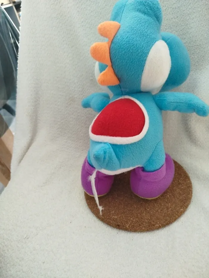 Peluche Yoshi bleu - photo numéro 4
