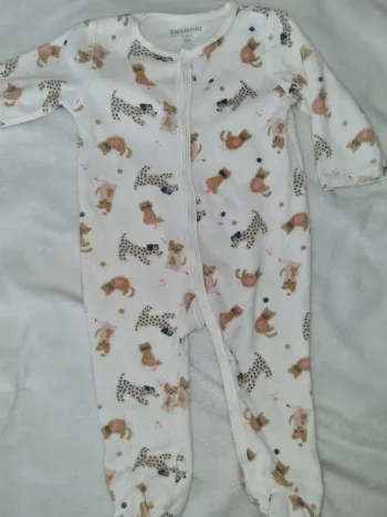 Pyjama en velours taille 12 mois 78-83 cm