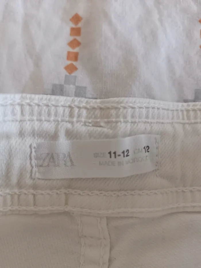 Jeans blanc 11-12 ans - photo numéro 4