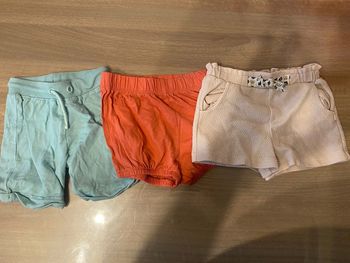 Lot de 3 short 86 cm