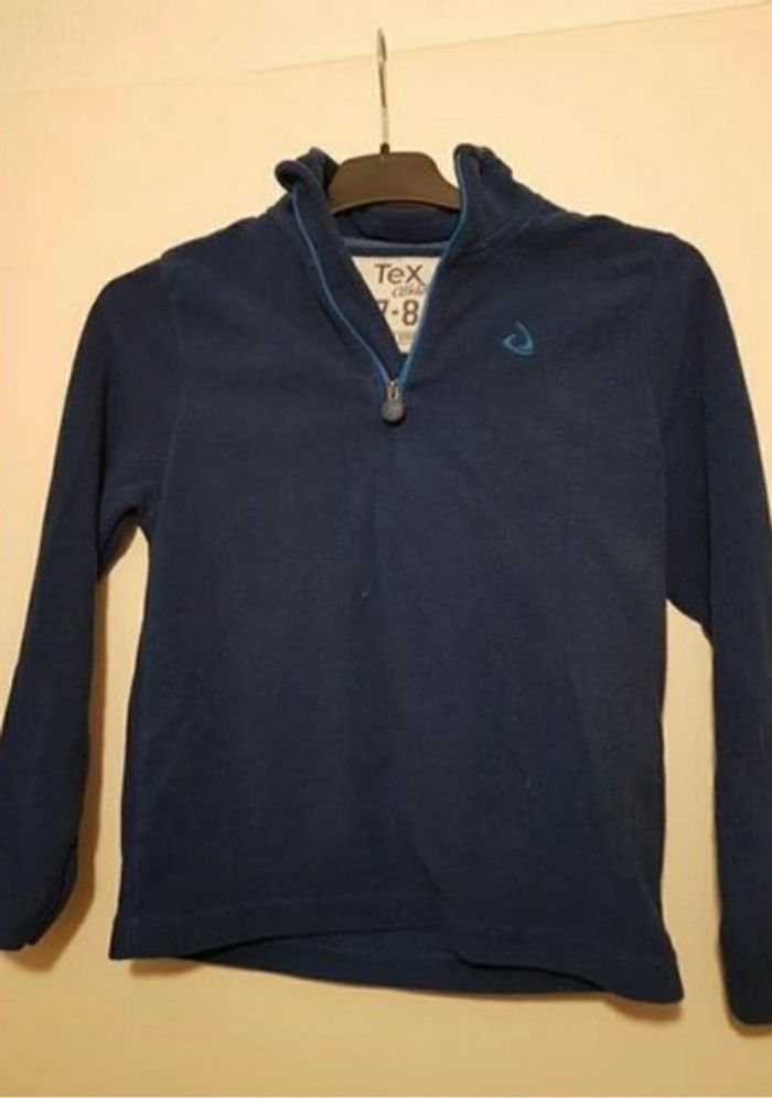 Polaire fine Bleue Tex