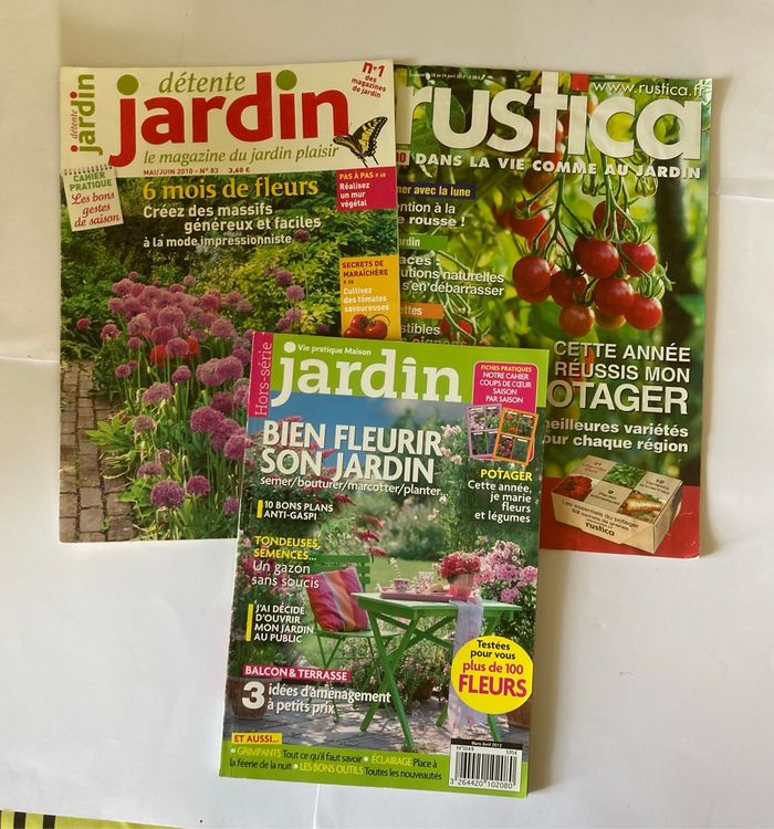 Lot 3 magazines de jardinage - photo numéro 2