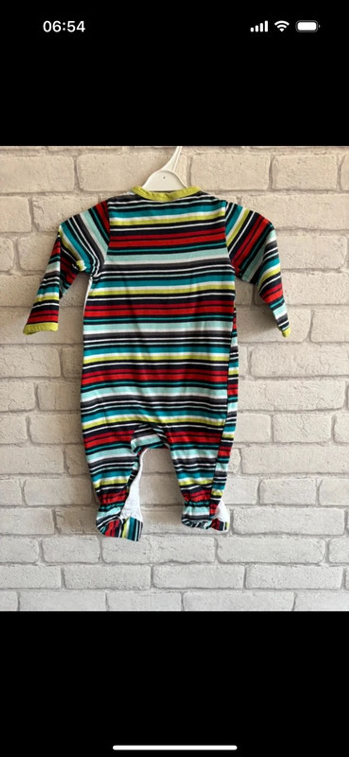 Pyjama coton Orchestra taille 9 mois (71 cm) - photo numéro 2