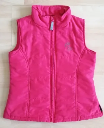 Veste sans manches rose 9/10 ans