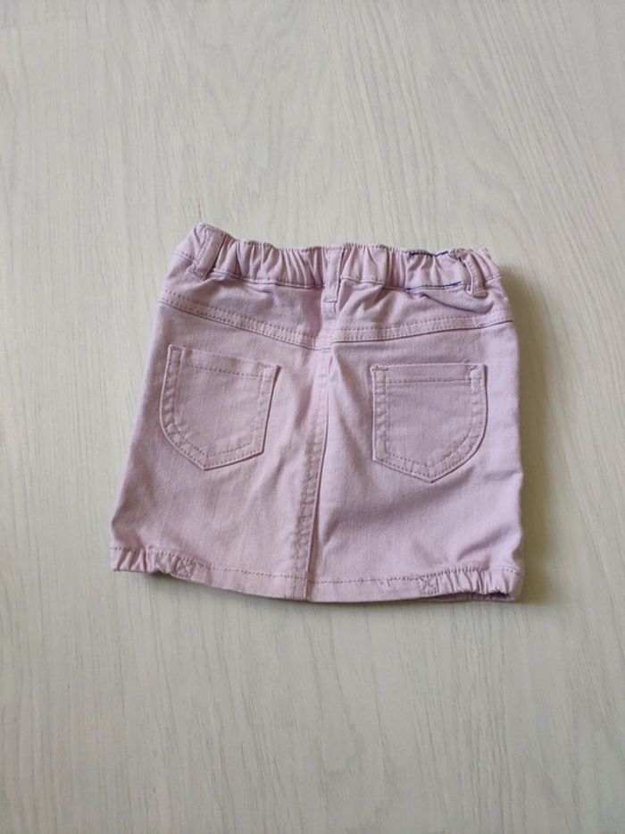 Jupe en jean lilas Kitchoun 18 mois - photo numéro 2
