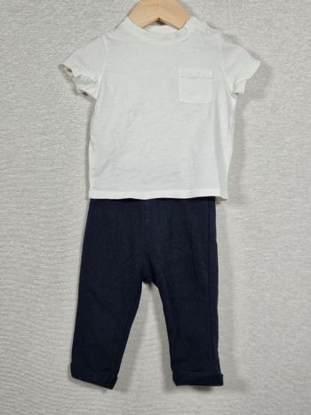 Ensemble 2 pièce Pantalon + T-shirt Kiabi 9 mois 71 cm 