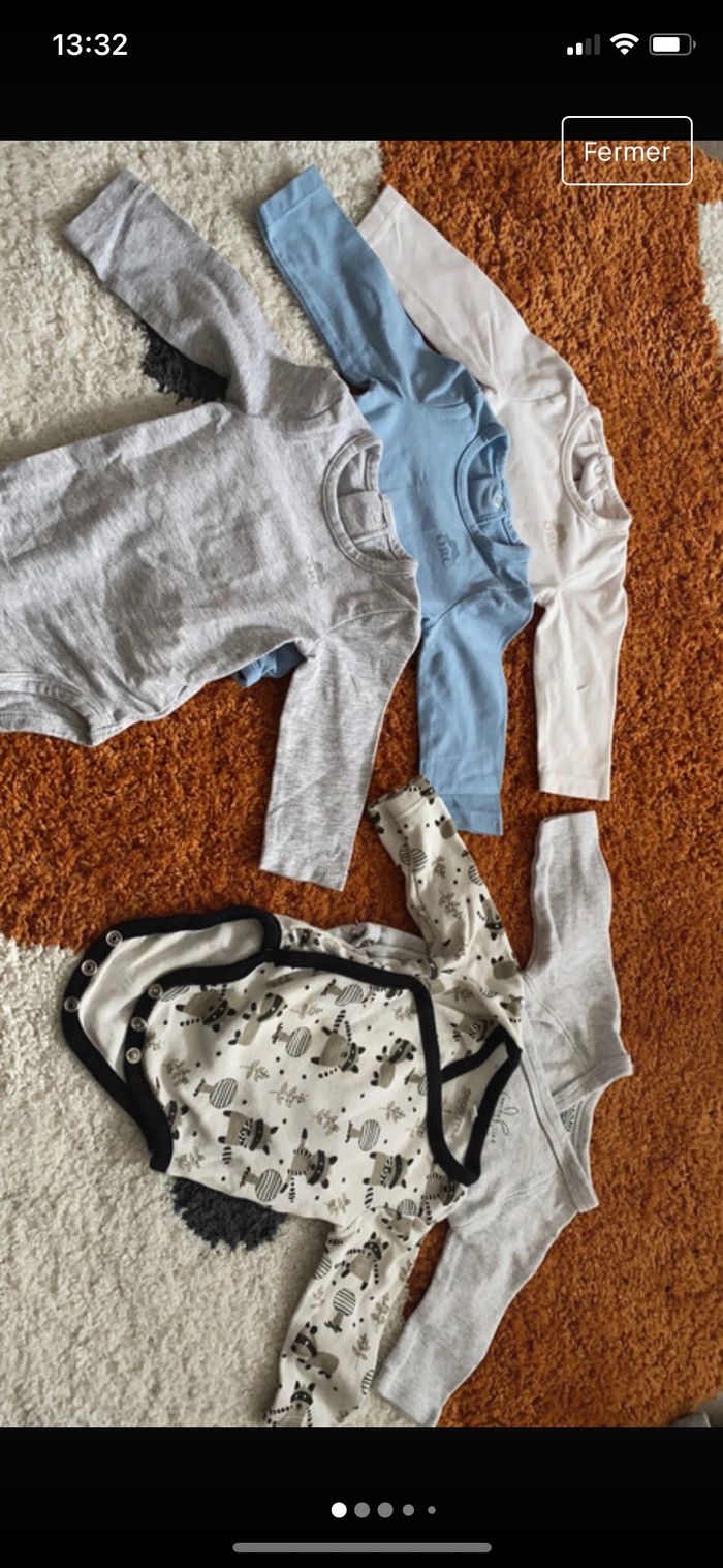 Lot de 5 manches longues