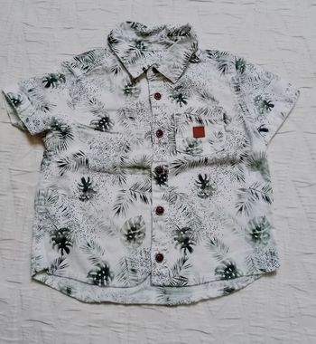 Gemo chemise manches courtes Lin 18 mois