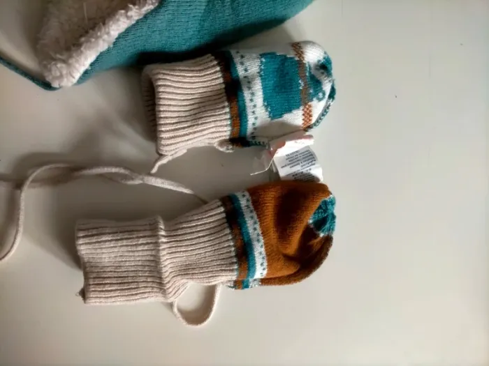 Bonnet moufles bébé - photo numéro 4