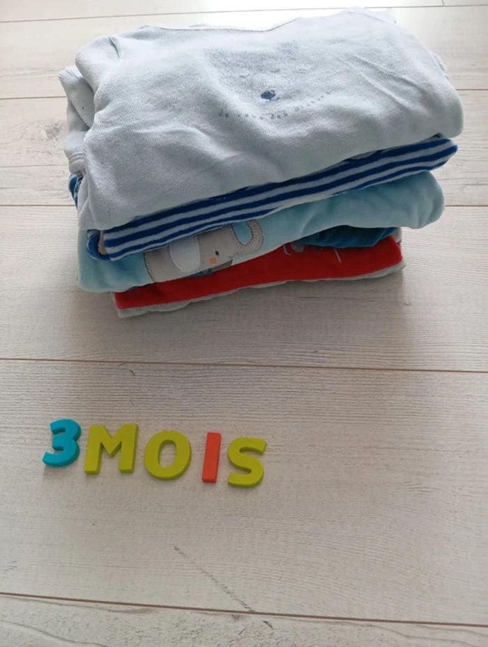 Lot de pyjamas 3 mois - photo numéro 2