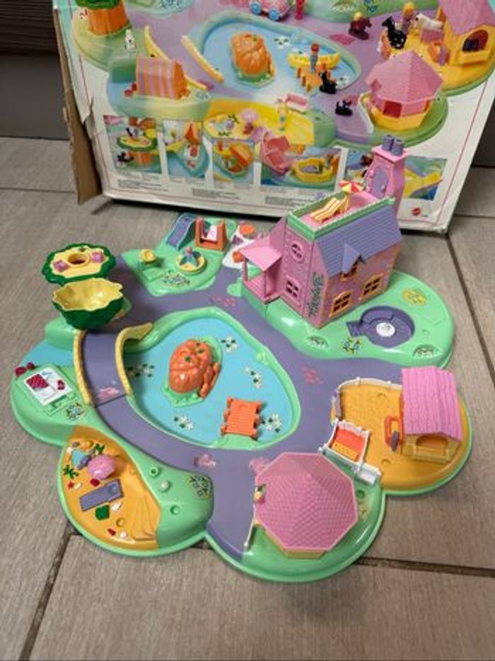 Polly Pocket Dream World 1991 Manoir Fantaisie avec boîte d’origine (sans figurines) - photo numéro 3