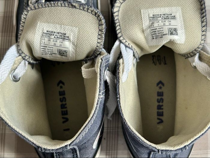 Baskets converses hautes bleu marine enfant - photo numéro 6