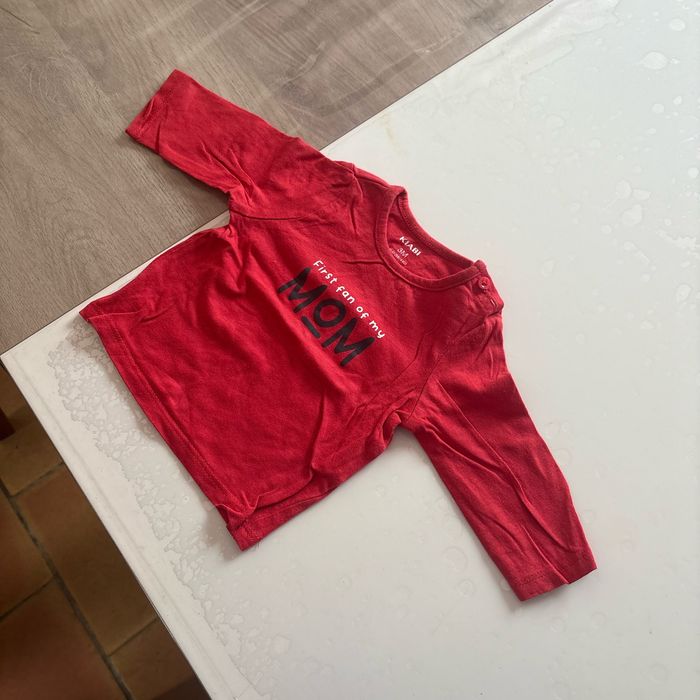 Maillot manche longue taille 3 mois (56/62 cm)