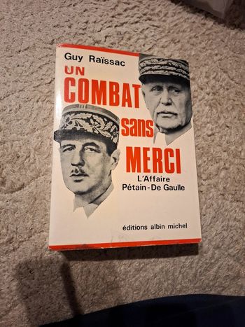 Un combat sans merci. L'affaire pétain- De Gaulle
