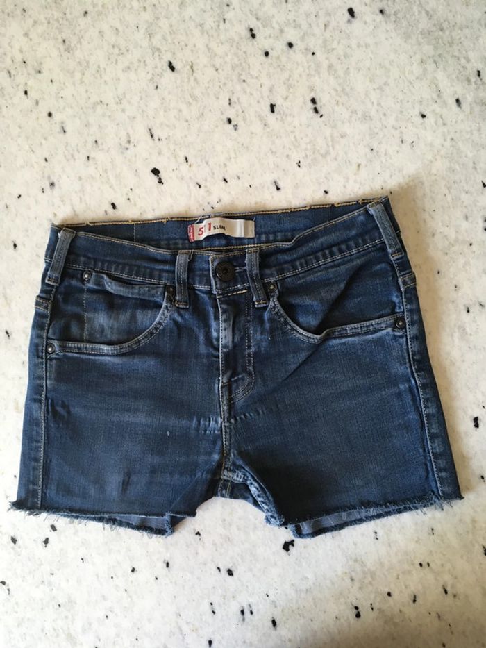 Short en jean marine Lévis 511