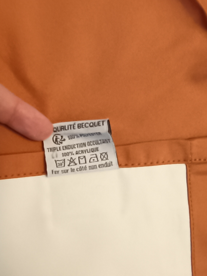 paire de rideaux 135 x 180 cm Becquet NEUF - photo numéro 9