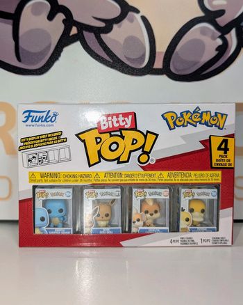 Pokémon - Bitty Pop 4 Pack 2.5cm - Carapuce