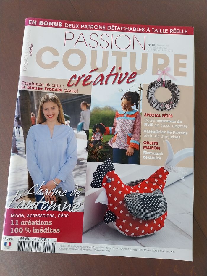 Lot de 2 livres Passion Couture créative neufs - photo numéro 2