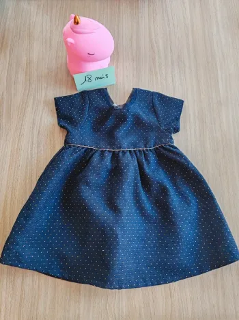 Robe soirée bleu marine